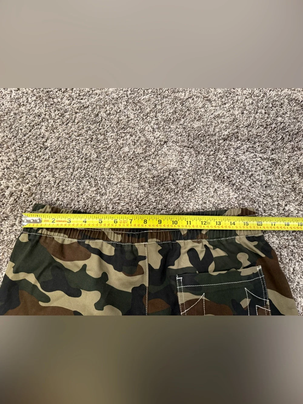 True Religion Camo Cargo Jogger Pants Hunting Camo Elastic Waist Men’s Small NWT